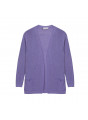 Long vest with pockets in flamed linen - Tabata