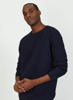 Organic cotton raglan sleeve sweater - Pepino