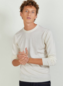 Wool and silk sweater - BARSAM