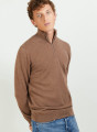 Cashmere sweater with zip neck - BLAISE