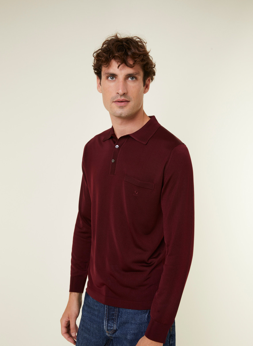 Long sleeves shirt made of fil lumière Boris Long sleeves shirt made of fil lumière Boris