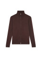 Gilet zippé avec logo en laine mérinos - Estian 7870 ecureuil - 92 Rouille