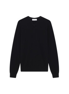Pull col V en cachemire - Evann 7852 celadon - 94 Vert amande