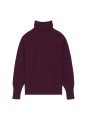 Pull col roulé en cachemire - Anabelle 7841 saphir - 06 Bleu moyen