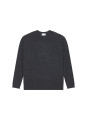 Loose-fit buttoned cashmere round-neck sweater - Acene