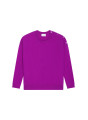 Loose-fit buttoned cashmere round-neck sweater - Acene