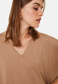 Pull manches chauve-souris en laine mérinos - Boxe