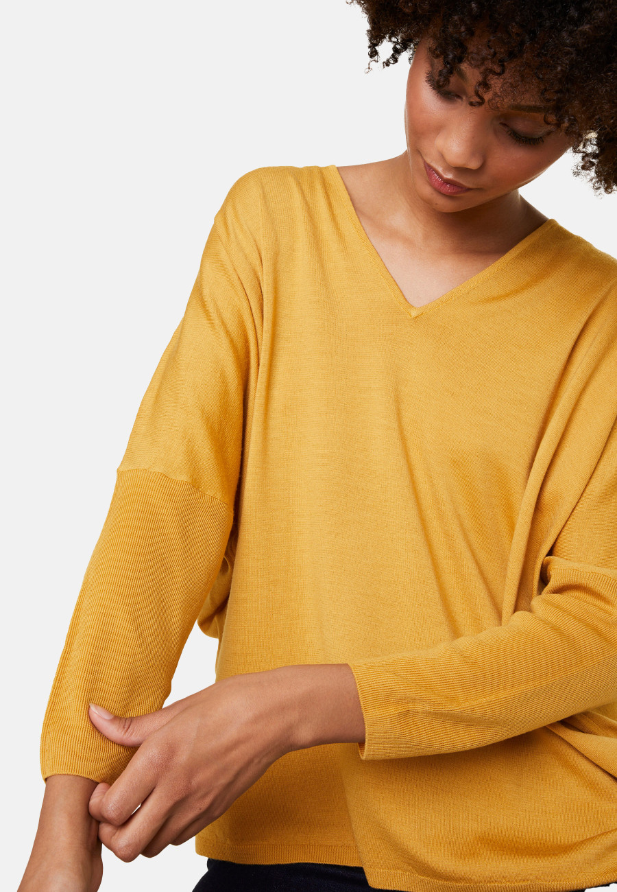 Merino wool bat sleeves sweater - Boxe Merino wool bat sleeves sweater - Boxe