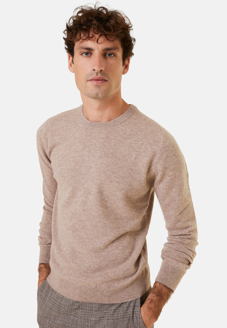Cashmere round neck sweater - Evain Cashmere round neck sweater - Evain