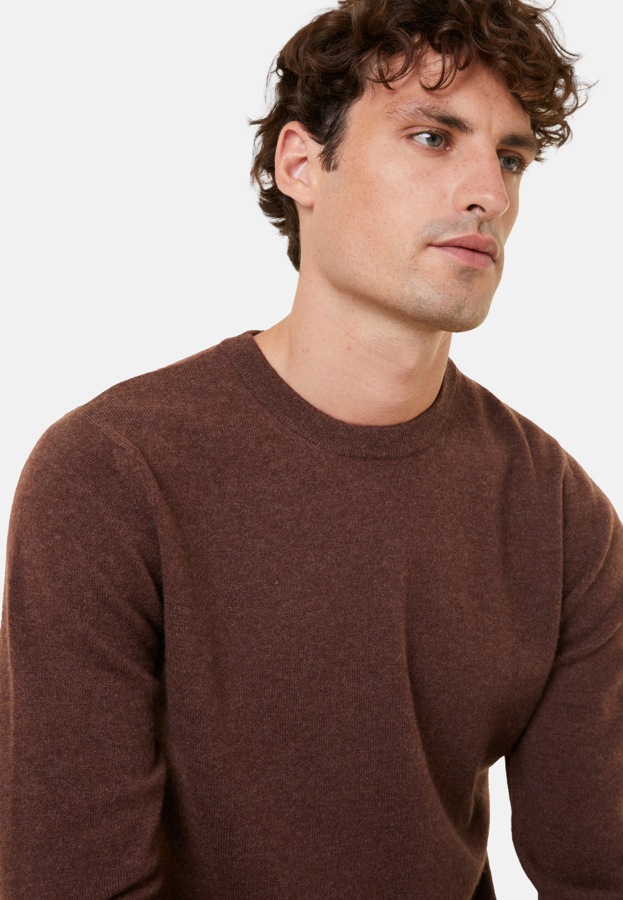 Cashmere round neck sweater - Evain Cashmere round neck sweater - Evain