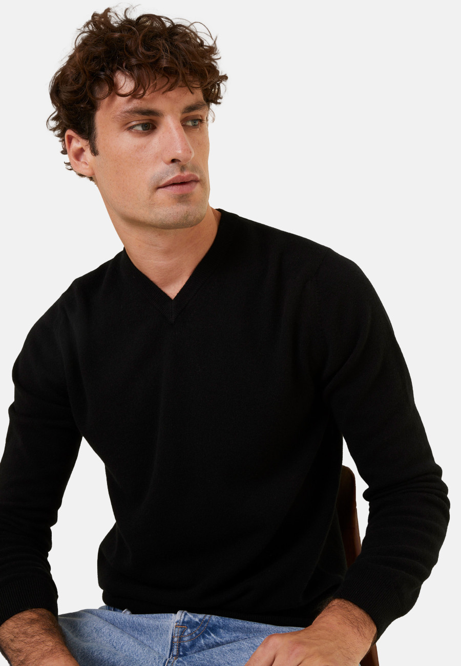 Cashmere V-neck sweater - Evann Cashmere V-neck sweater - Evann