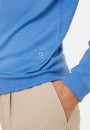 Crew neck sweater with logo in merino wool - Eddie