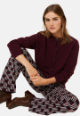 Cashmere round neck buttoned cardigan - Ari