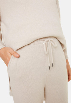 Jogger à poches en cachemire et laine recyclés - Anka