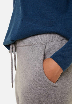 Jogger à poches en cachemire et laine recyclés - Anka