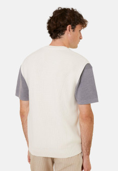 Pull col V sans manches en laine mérinos - Felipe