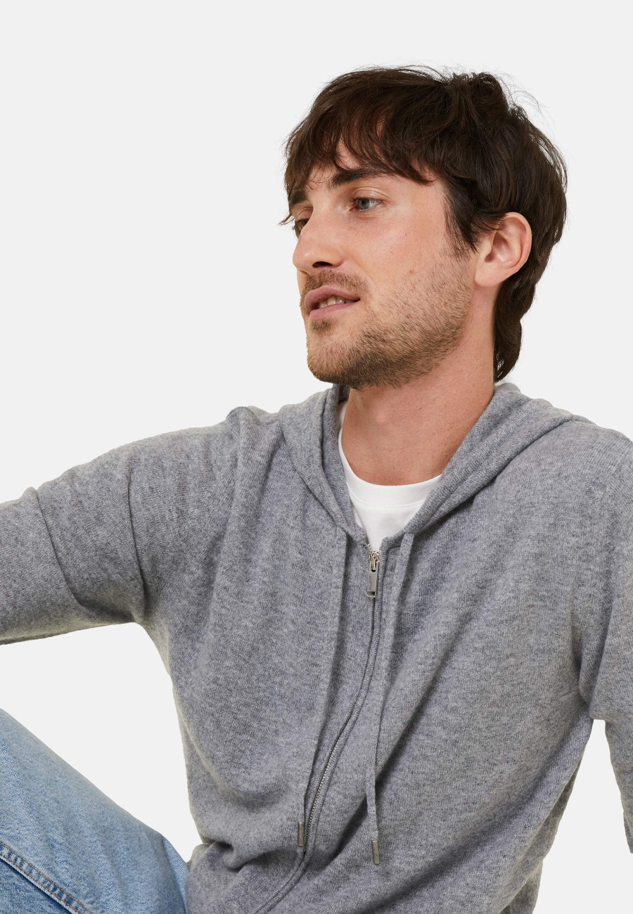 Cashmere Zip Hoodie - Bradley Cashmere Zip Hoodie - Bradley