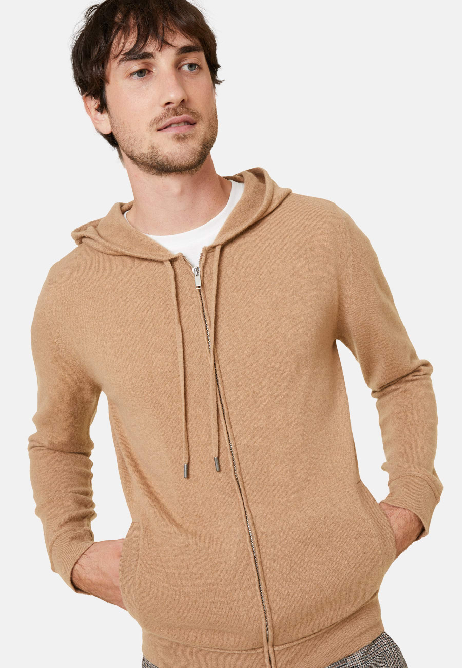 Gilet zippé à capuche en cachemire - Bradley Gilet zippé à capuche en cachemire - Bradley