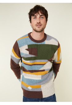 Superbowl round neck cashmere sweater - Florian
