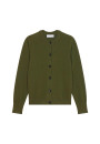Cashmere round neck buttoned cardigan - Ari