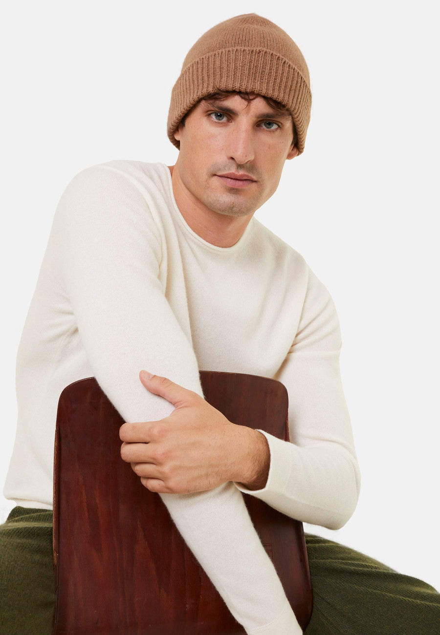 Unisex beanie in recycled cashmere and wool - Gad Unisex beanie in recycled cashmere and wool - Gad