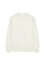 Pull col rond maille gaufrée en laine et cachemire - Fall