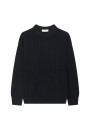 Pull col rond maille gaufrée en laine et cachemire - Fall
