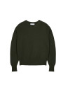 Pull col rond manches mitaines en laine et cachemire - Gemma 7811 volute - 09 Gris moyen