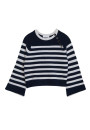 Pull marinière en cachemire à manches ample - Gaelle 7902 soleil/ecru - 15 Orange