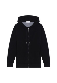 Gilet zippé à capuche en cachemire - Bradley