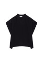 V-neck cape with cashmere dots - Gigi