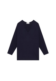 Pull manches chauve-souris en laine mérinos - Boxe 7850 foret - 83 Kaki