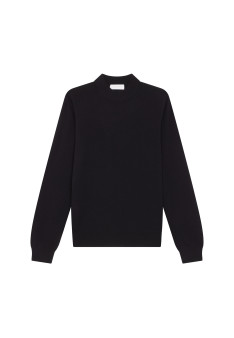  	Pull col montant en cachemire - Esteban 7860 soleil - 89 Moutarde