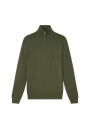 Pull col camionneur avec logo en laine mérinos - Ryan 7822 camel chine - 88 Camel