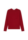 Round-neck cashmere sweater with rolled finishes - Ernest