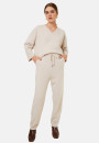 Jogger à poches en cachemire et laine recyclés - Anka 7811 volute - 09 Gris moyen