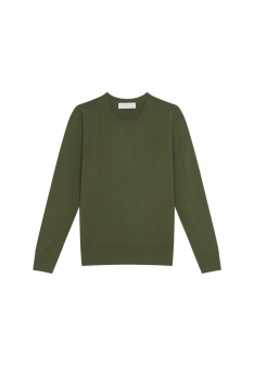 Merino wool round neck sweater - Asena