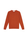 Pull col rond en laine mérinos - Asena 7850 foret - 83 Kaki