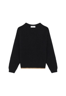 Loose two-tone mohair sweater - Gaby