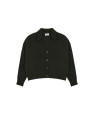 Open polo neck cardigan in recycled cashmere and wool - Lisa