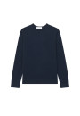 Round-neck cashmere sweater with rolled finishes - Ernest