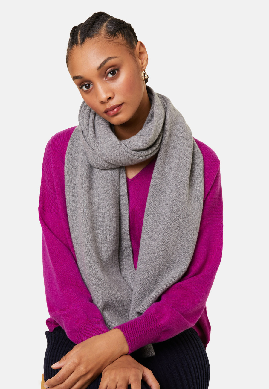 Unisex scarf in recycled cashmere and wool - Gabrias Unisex scarf in recycled cashmere and wool - Gabrias