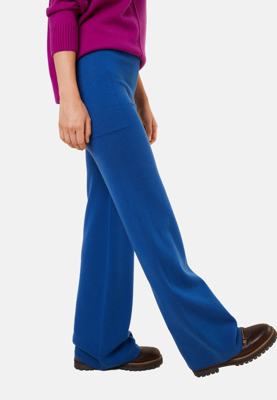 Pantalon avec poche en laine mérinos - Gaetane Pantalon avec poche en laine mérinos - Gaetane