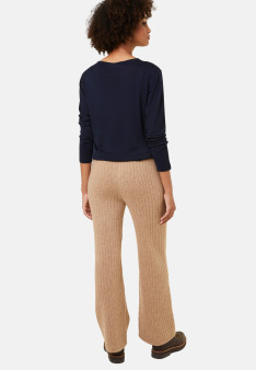 Pantalon fluide en laine et cachemire - Galya