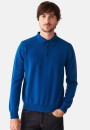 Pull col polo en cachemire - Emerson 7451 bronze - 83 Kaki