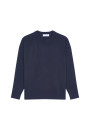 Loose-fit round-neck sweater in merino wool - Felix