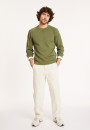 Pull en coton manches raglan - Dwight 8164 cactus - 83 Kaki