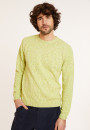 Mottled cotton round neck sweater - Doume