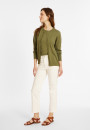 Cotton round neck cardigan - Manel