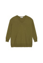 Pull ample col V en coton - Meve